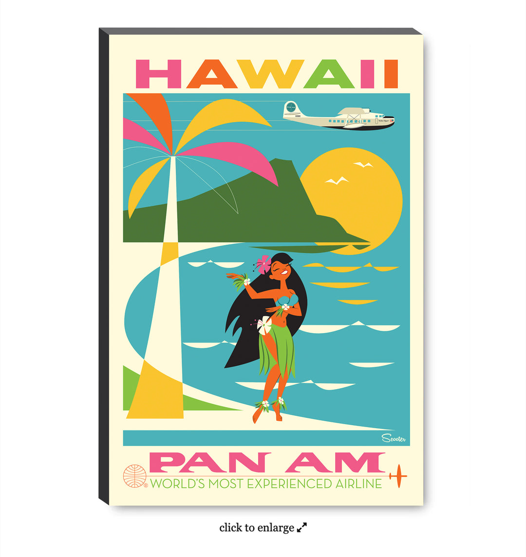 PAN AM Hawaii Poster – Art of Scooter