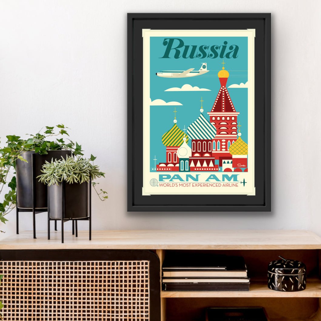 アート・デザイン・音楽 the russian poster PAN AM Russia Poster – Art of Scooter