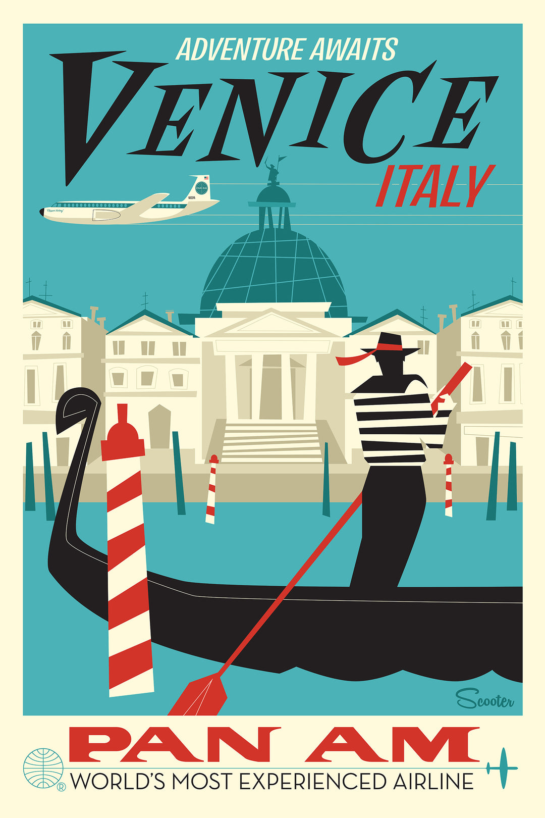 PAN AM Venice Poster – Art of Scooter