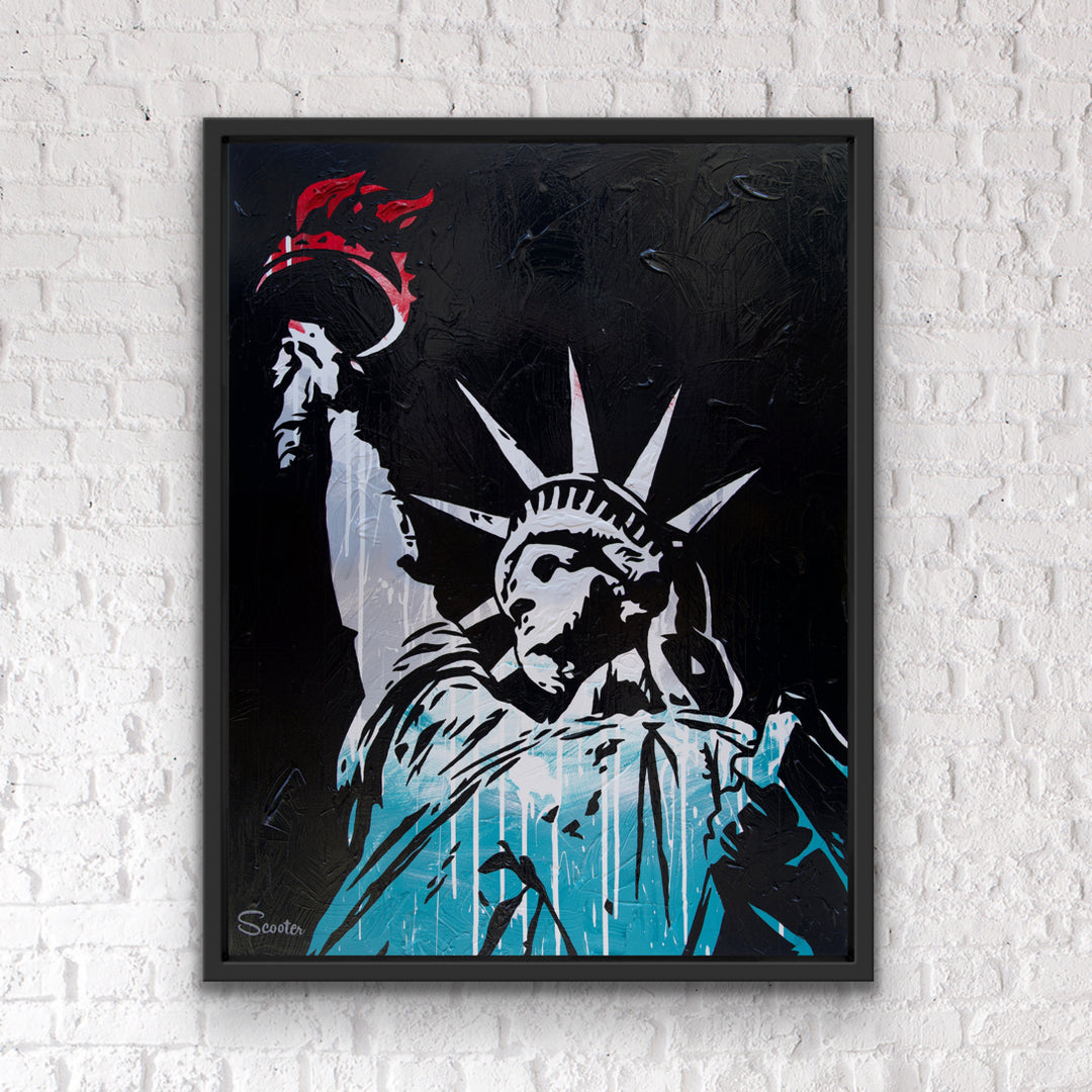 LIBERTY” ORIGINAL PAINTING – Art of Scooter
