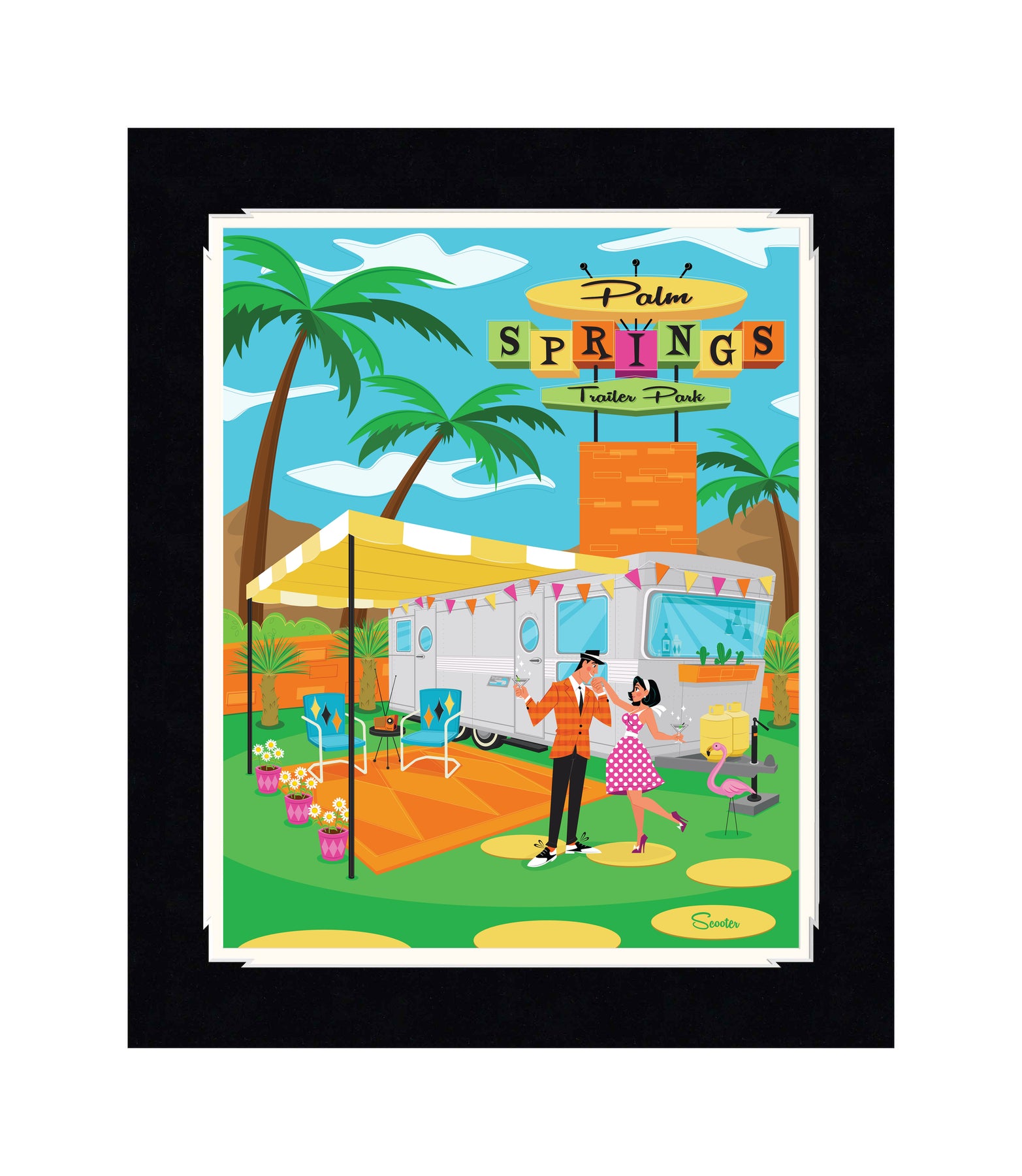 Decalcomania Viaggio Palm Springs Adesivo Vinile Vintage Per - Foto 4